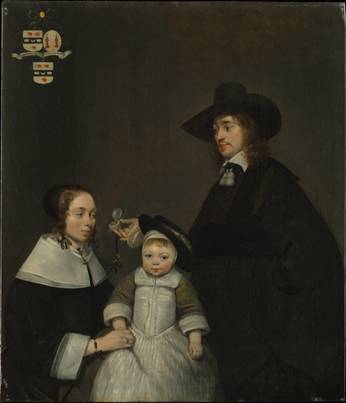The Van Moerkerken Family  ca. 1654  Gerard ter BoRCh   1617-1681  The Metropolitan Museum of Art  New York  NY   1982.60.30